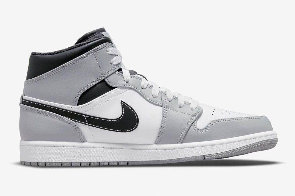 Air Jordan 1 Mid 'Light Smoke Grey' - DELTITECH