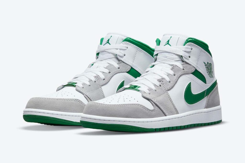 Air Jordan 1 Mid SE 'Grey Pine Green' - DELTITECH