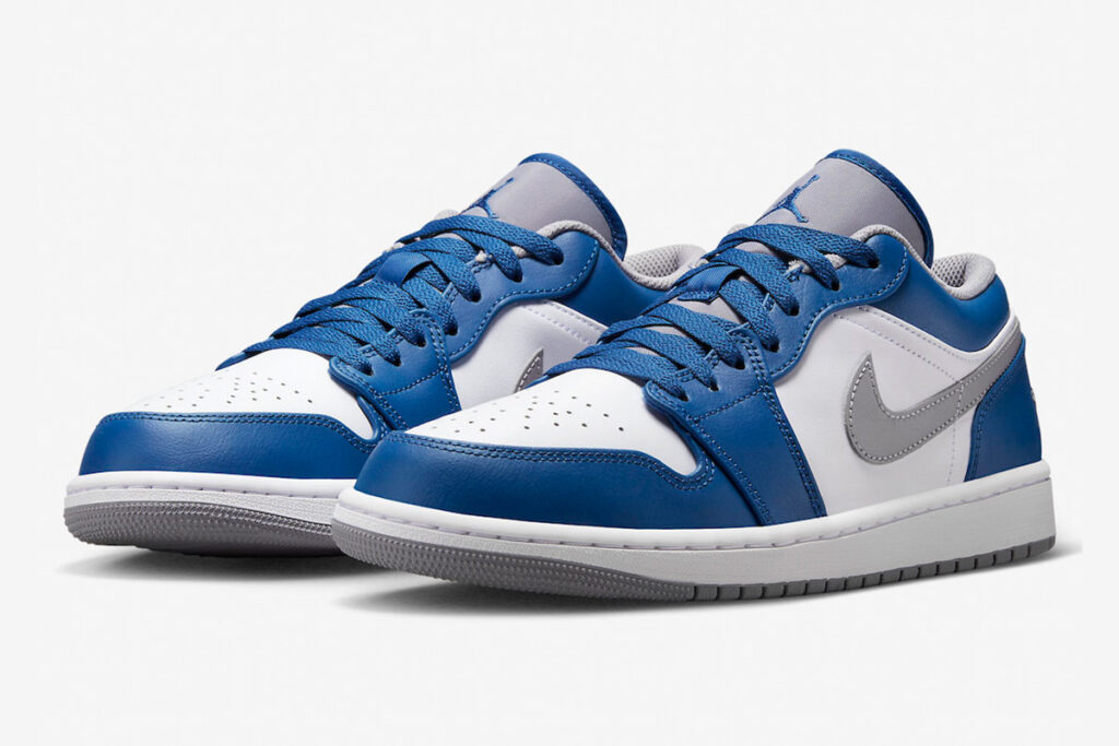 Air Jordan 1 Low 'True Blue Cement' - DELTITECH